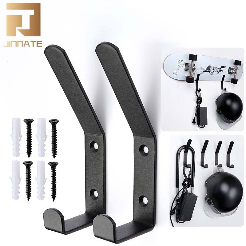🖤 Heavy-Duty Metal Wall Hooks – Modern &amp; Durable Design ⚙️