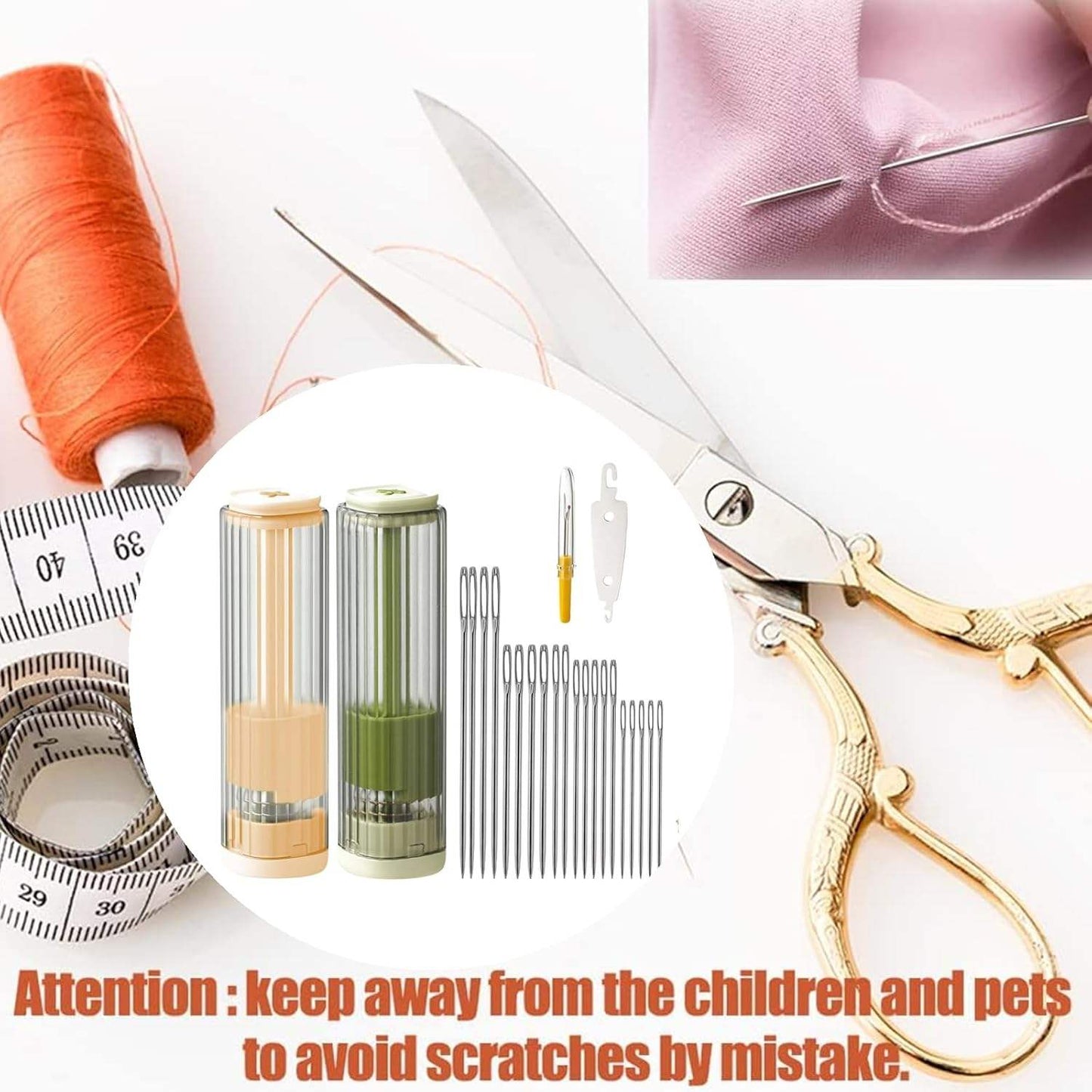 Smart Press Needle Storage Case 🧵✨
