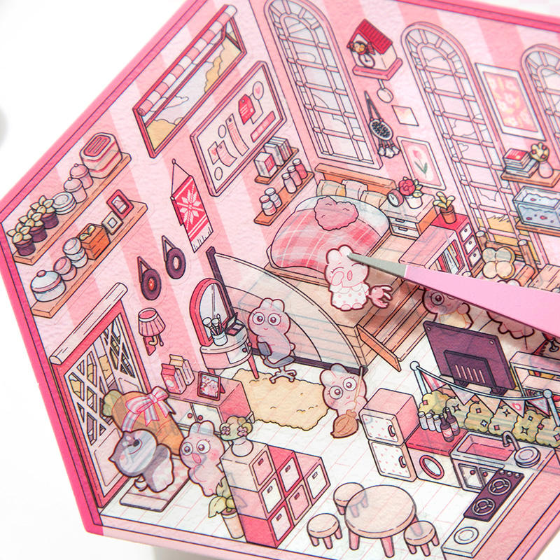 Mini Cartoon Bakery Playset Board 🧁🍞