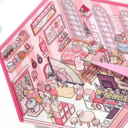 Mini Cartoon Bakery Playset Board 🧁🍞