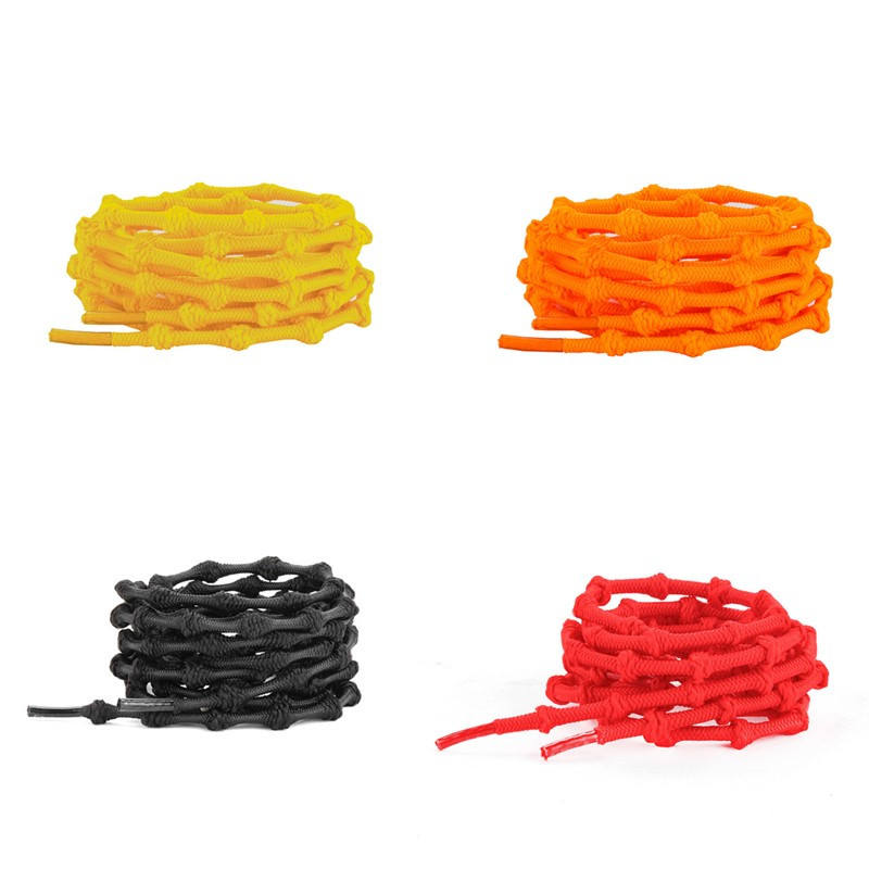 Vibrant Knotted Rope Shoelaces for Sneakers – Bold Style & Secure Fit
