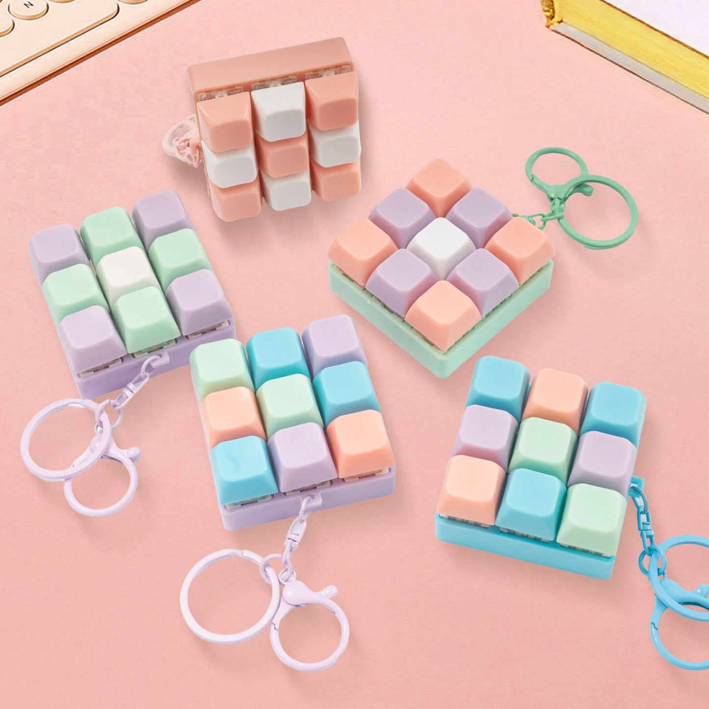 🌈 Pastel Infinity Cube Fidget Toy 🔁