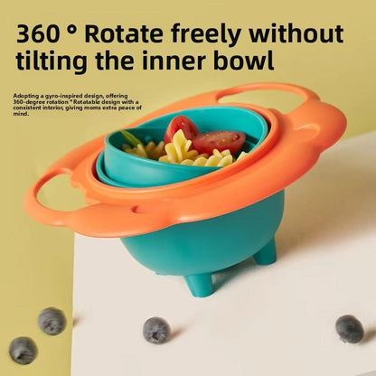 Kids 360° Rotating Bowl. 🥣✨