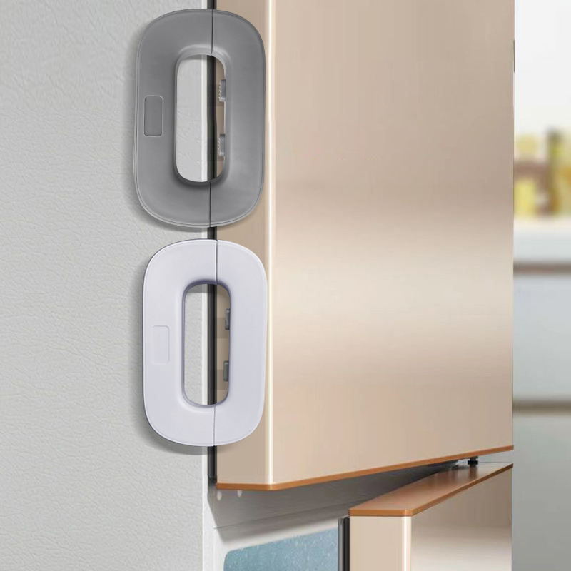 Refrigerator Child Safety Lock – Adhesive Fridge Door Lock for Baby & Kids Protection | No Drilling Required