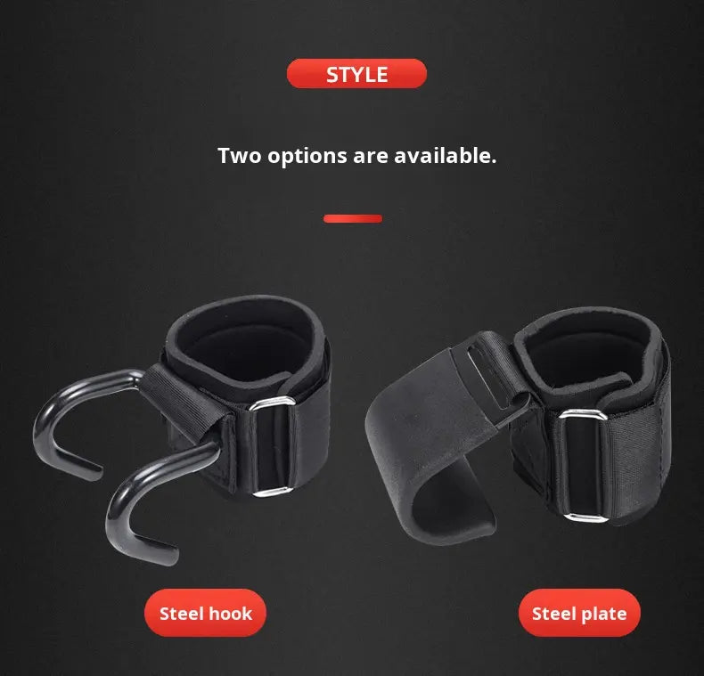 🏋️ Wrist Support Lifting Hooks 🏋️