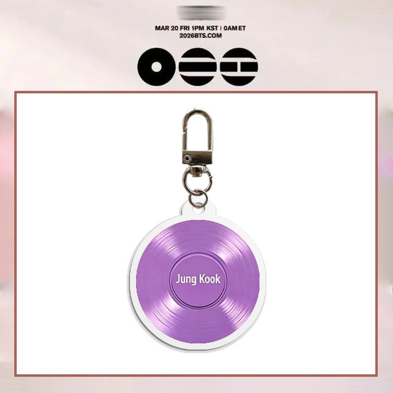 🎧 BTS Album CD Keychain – Stylish ARMY Collectible 💜
