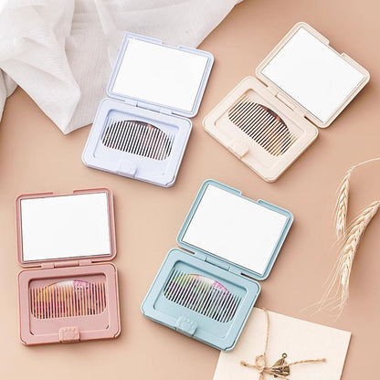 🧸✨ Kawaii Comb + Mirror Set ✨🪞