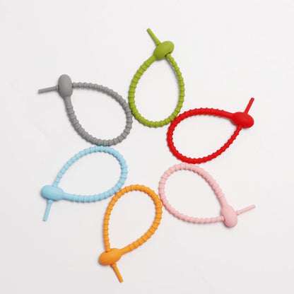 🌈✨ Silicone Cable Organizers — Tidy Up in Style! 🧩📎