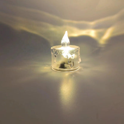 ✨💎 Crystal LED Flameless Candle Light — Elegant Glow for Any Space 🕯️🌙