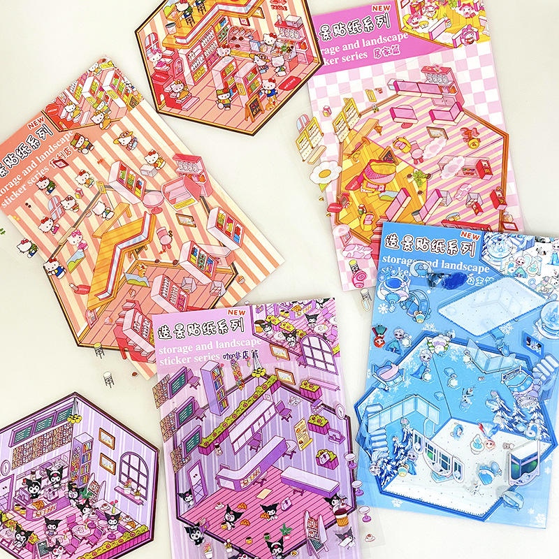 Mini Cartoon Bakery Playset Board 🧁🍞