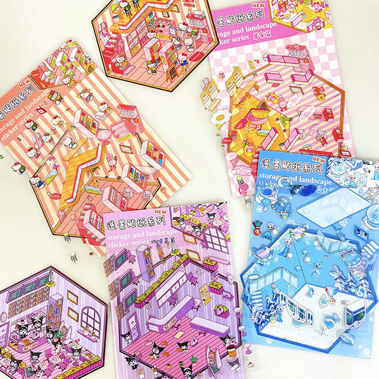 Mini Cartoon Bakery Playset Board 🧁🍞