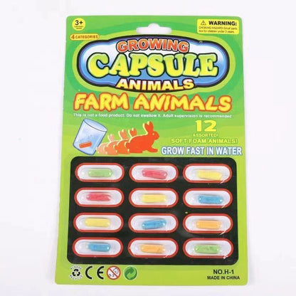 🦖 Reusable Growing Capsule Animals 🐄🐘🦕