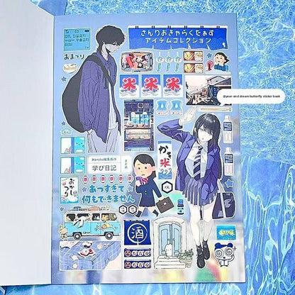 🌸✨ Anime Sticker Book – Aesthetic Collection ✨🌸