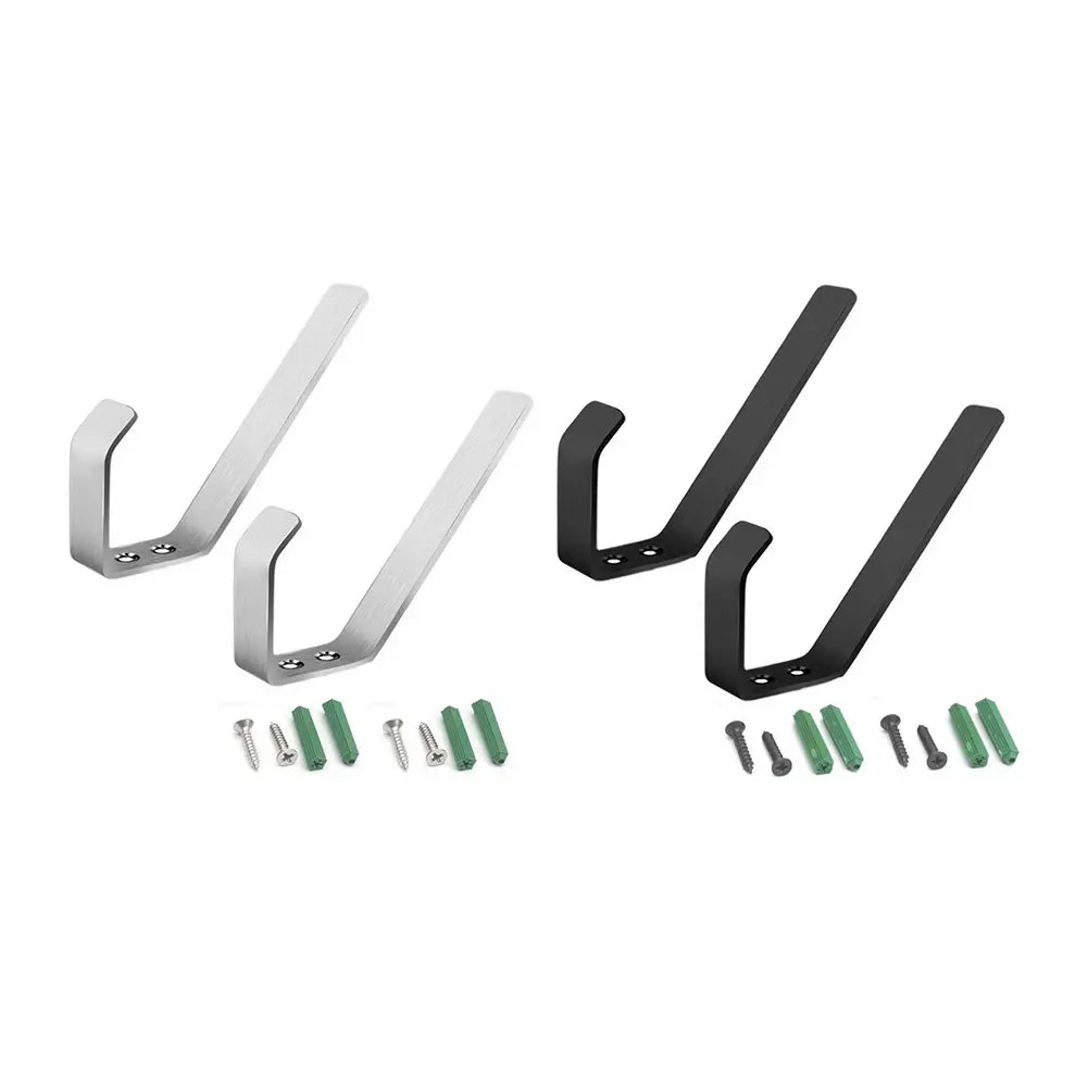 🖤 Heavy-Duty Metal Wall Hooks – Modern &amp; Durable Design ⚙️