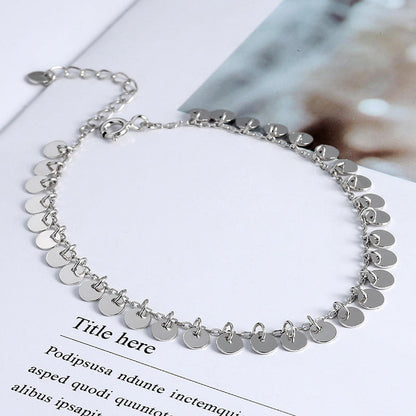 Punk Gold Silver Anklet Bracelet💎