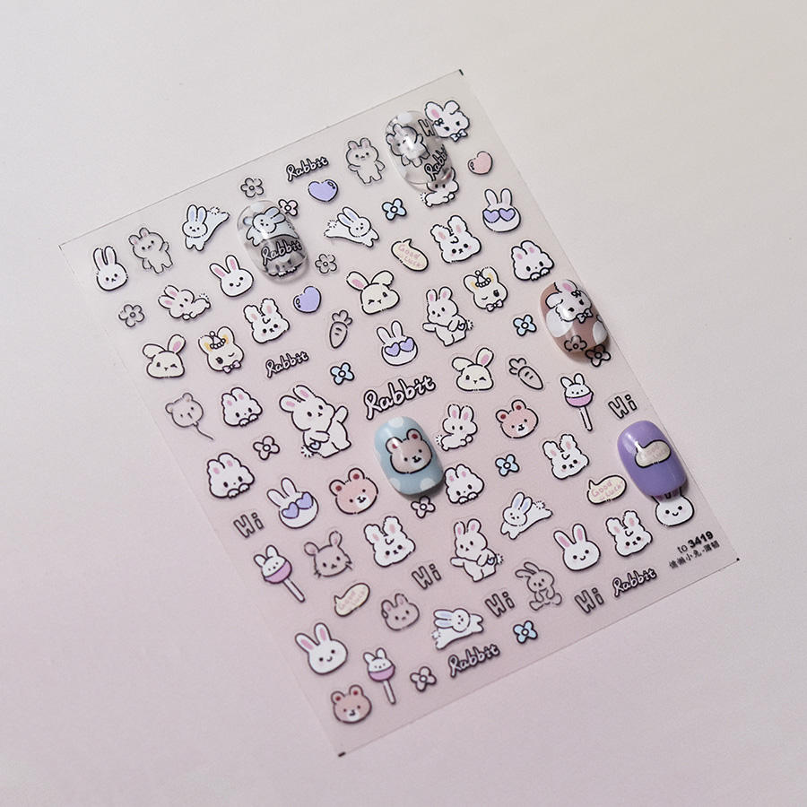 🎀 Cute Cartoon Nail Stickers 🎀