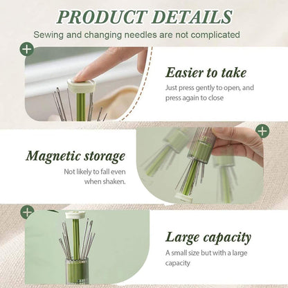 Smart Press Needle Storage Case 🧵✨