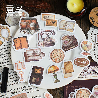 📜✨ Vintage Aesthetic Sticker Pack Collection ✨📚