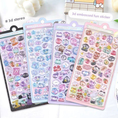 3D Puffy Stickers 🌈 | Cute & Colorful Decoration Magic ✨