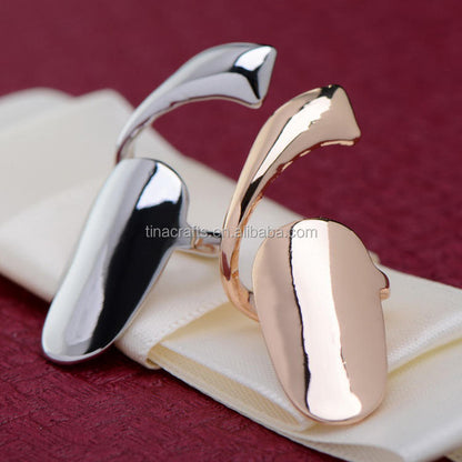 ✨ Elegant Abstract Open Ring Set ✨