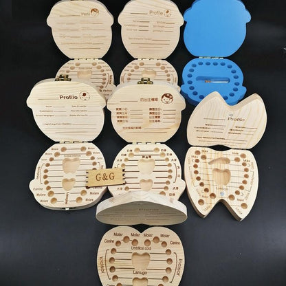 ✨ Wooden Baby Tooth &amp; Memory Box ✨