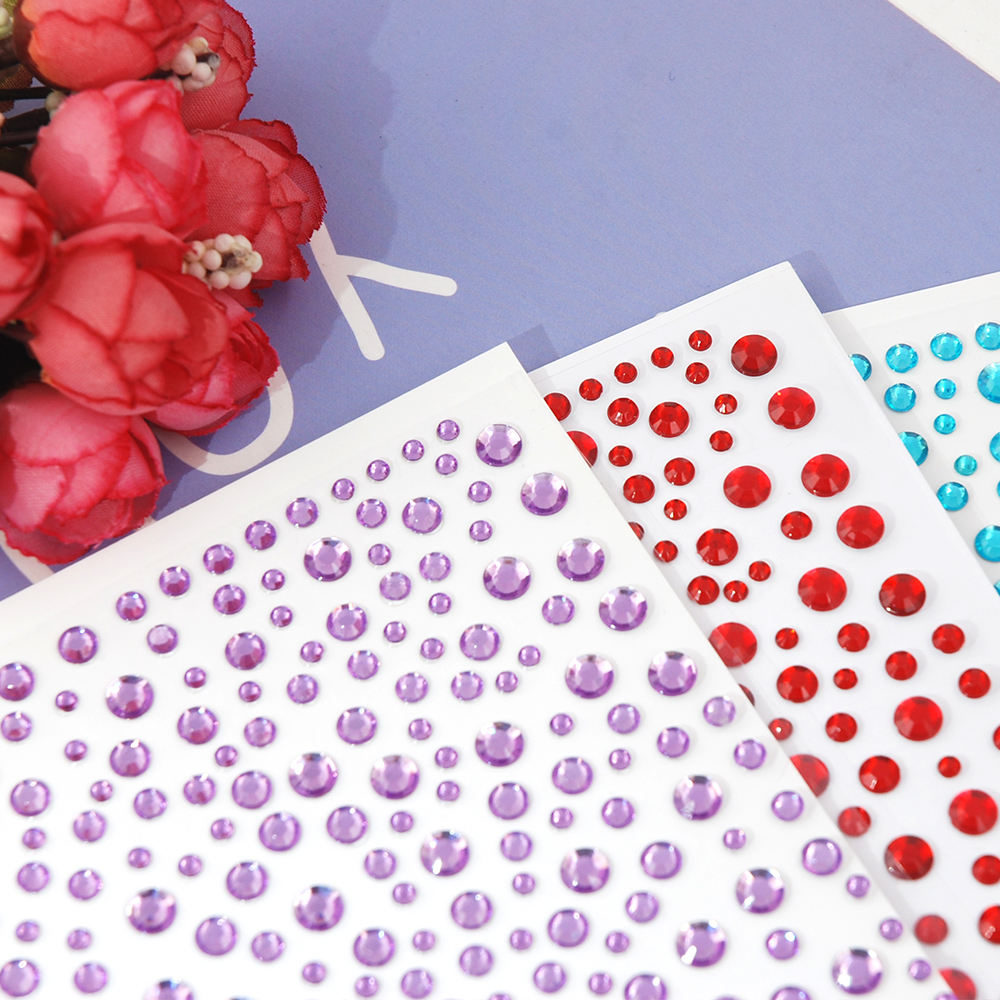 Acrylic Rhinestone Decorative Beans