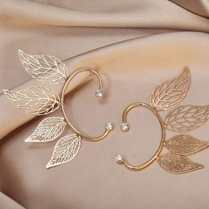 ✨ Elegant Leaf Ear Cuff / Ear Climber ✨