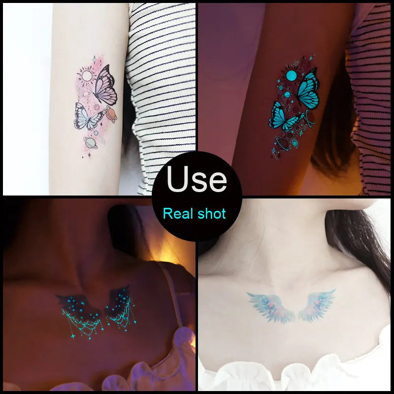 🌟Glow-in-the-Dark Stickers – Celestial &amp; Nature Collection 🌙
