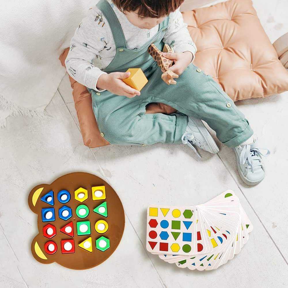 🧸 Bear Shape Matching &amp; Memory Game 🧠✨