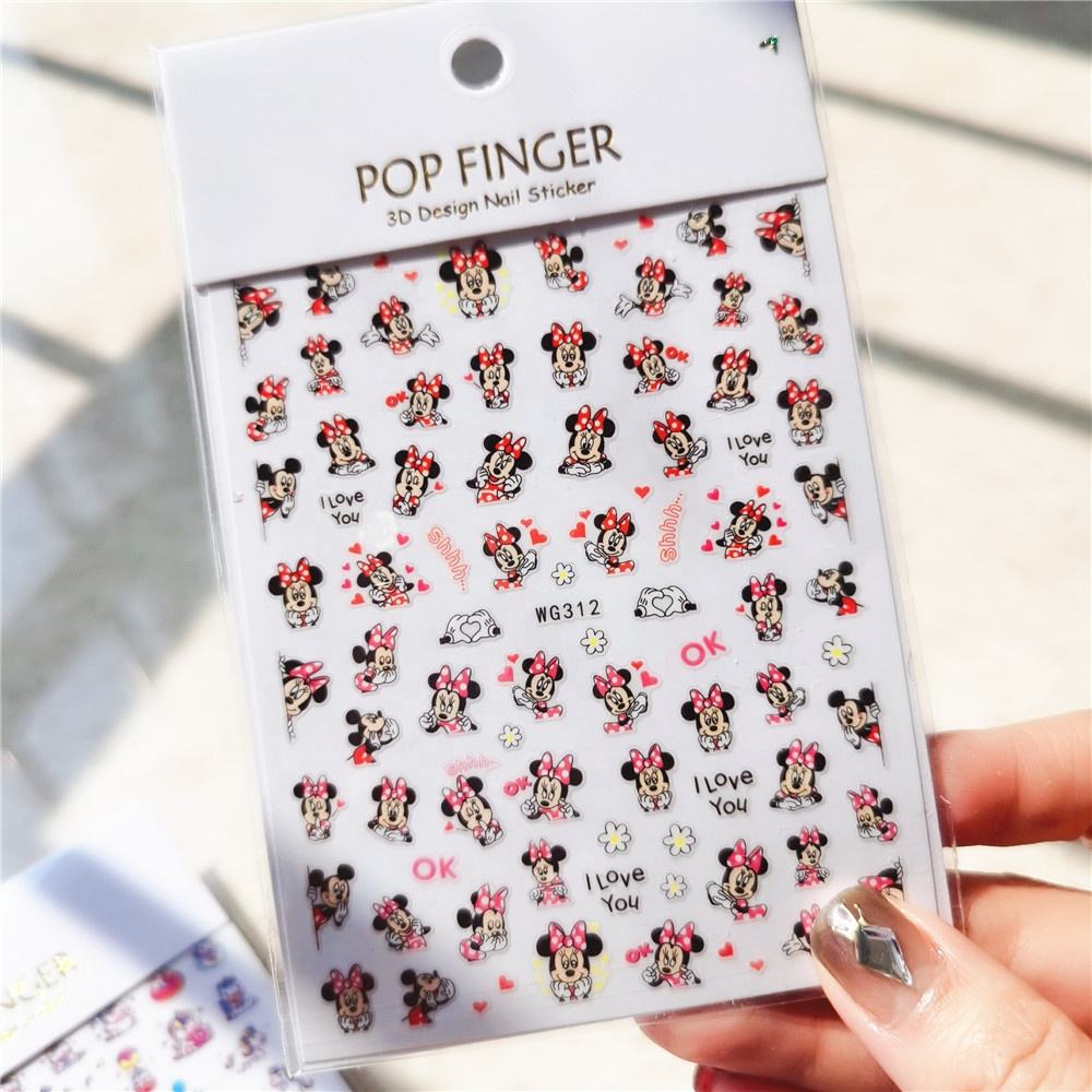 Cute Nail Decals Stickers 🧁💅
