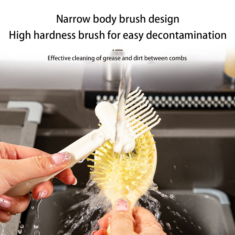 🧹 2-in-1 Hair Cleaning Brush Tool – Easy &amp; Mess-Free! ✨