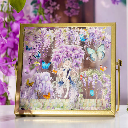 🌸✨ Wisteria Flower Decorative Stickers Set ✨🌸