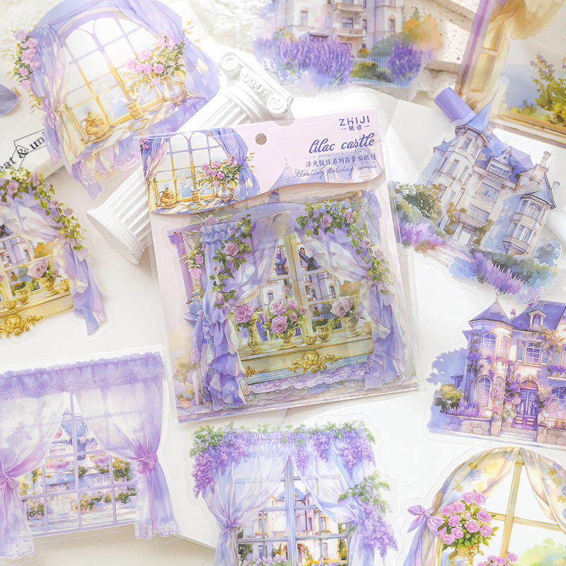 🌸✨ Wisteria Flower Decorative Stickers Set ✨🌸
