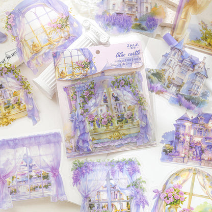 🌸✨ Wisteria Flower Decorative Stickers Set ✨🌸