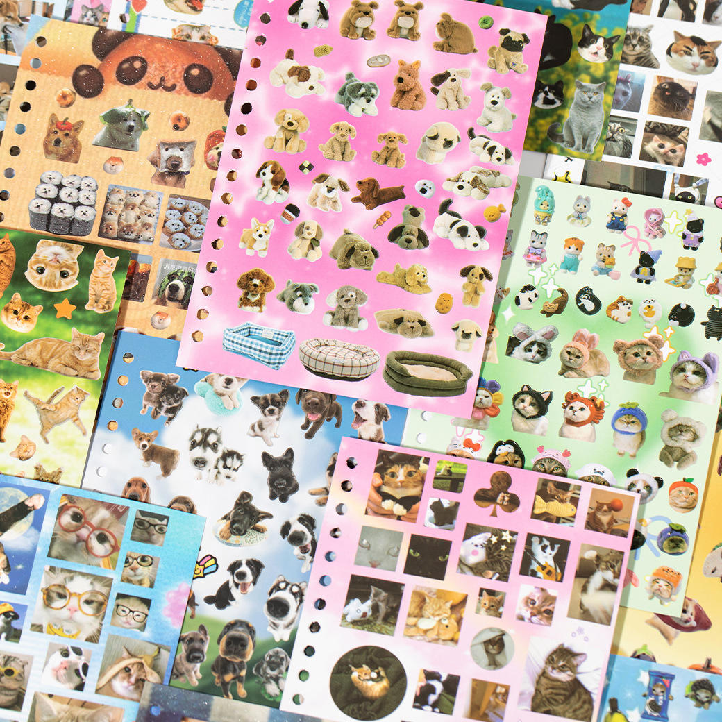 🐱✨ Cute Kitten Collection Sticker Book – 800+ Stickers ✨🐾