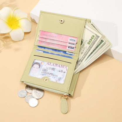 👛✨ Elegant Mini Wallet with Cute Charm ✨🍒