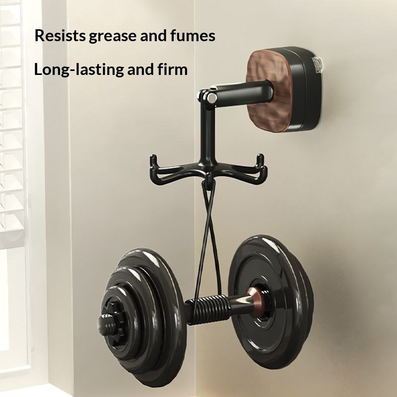 360° Rotating Wall-Mounted Multi-Hook Organizer