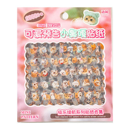 🐾 Cute Cartoon Character Stickers