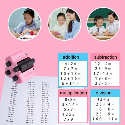 🧮Kids 4 in 1 Math Practice Roller – Fun Learning Made Easy🎀