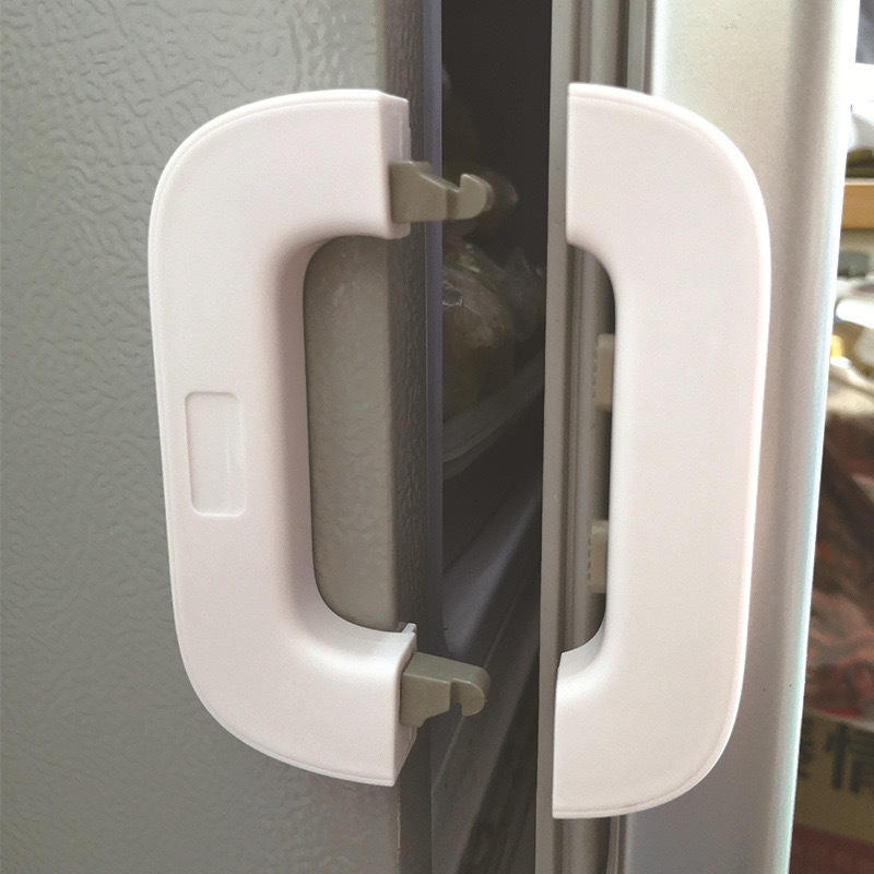 Refrigerator Child Safety Lock – Adhesive Fridge Door Lock for Baby & Kids Protection | No Drilling Required