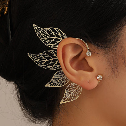 ✨ Elegant Leaf Ear Cuff / Ear Climber ✨