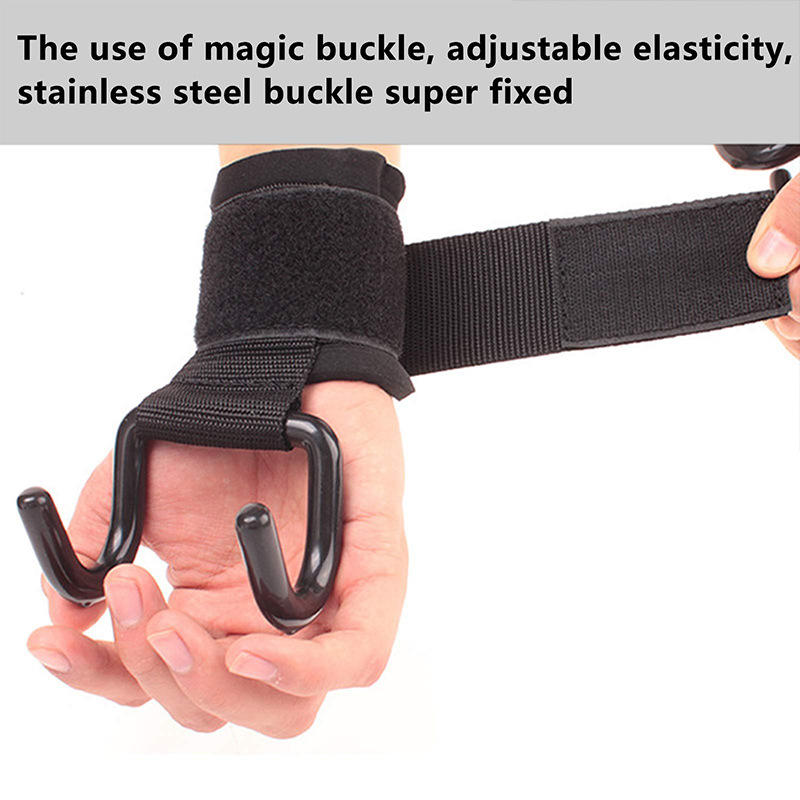 🏋️ Wrist Support Lifting Hooks 🏋️