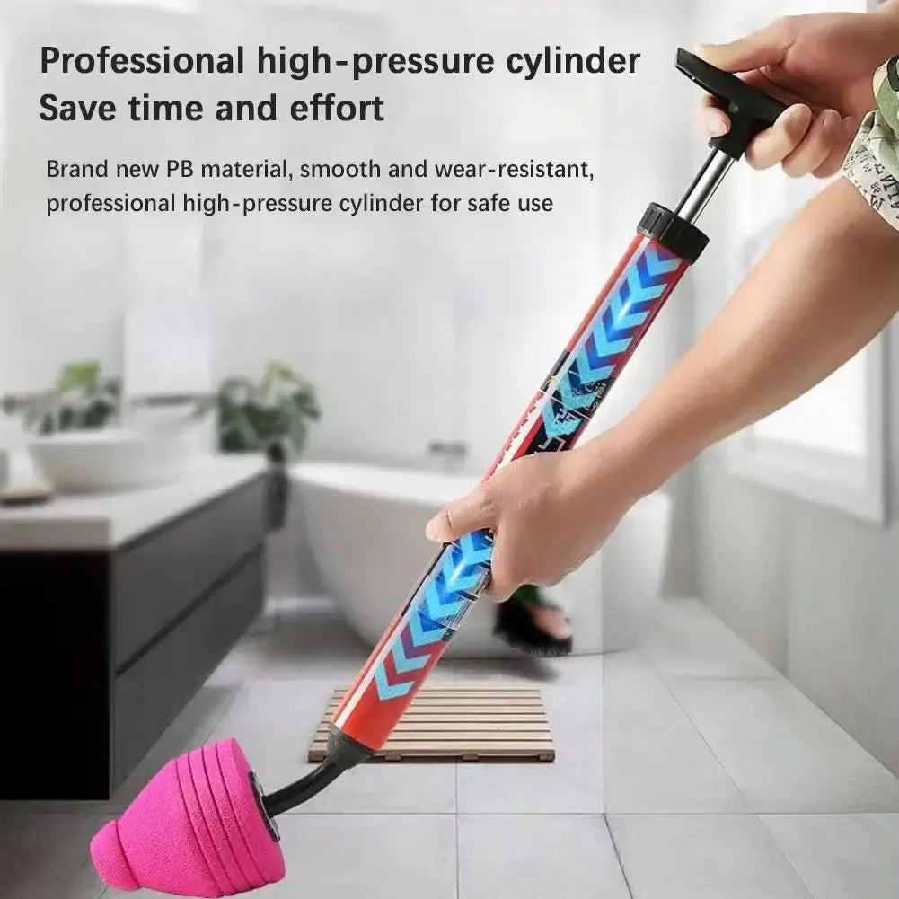 🚽 High Pressure Toilet Plunger – Powerful Drain Unblocker Pump