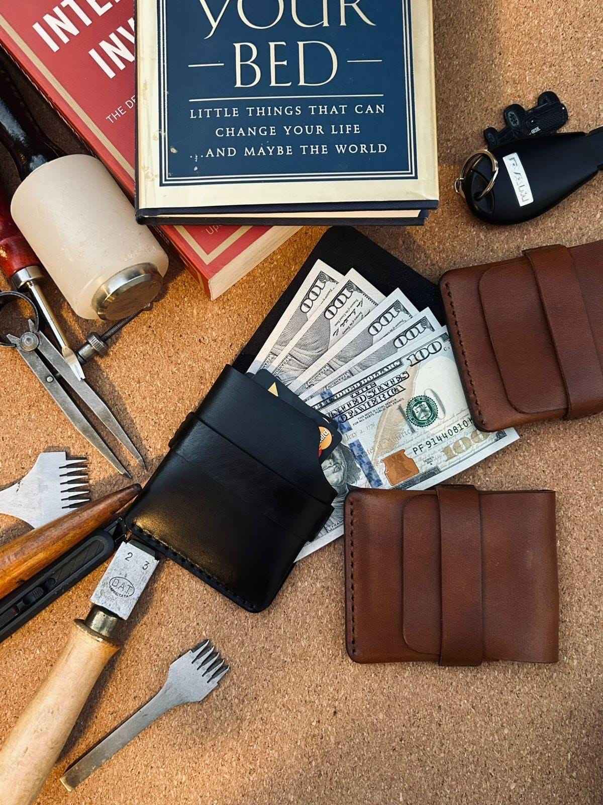 Premium Old Money Leather Wallet Set 💼✨