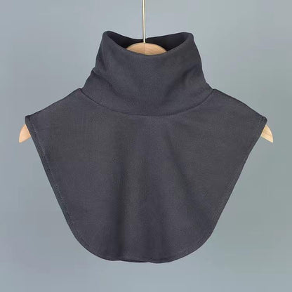 Women's Solid High Neck Mock Collar🧥