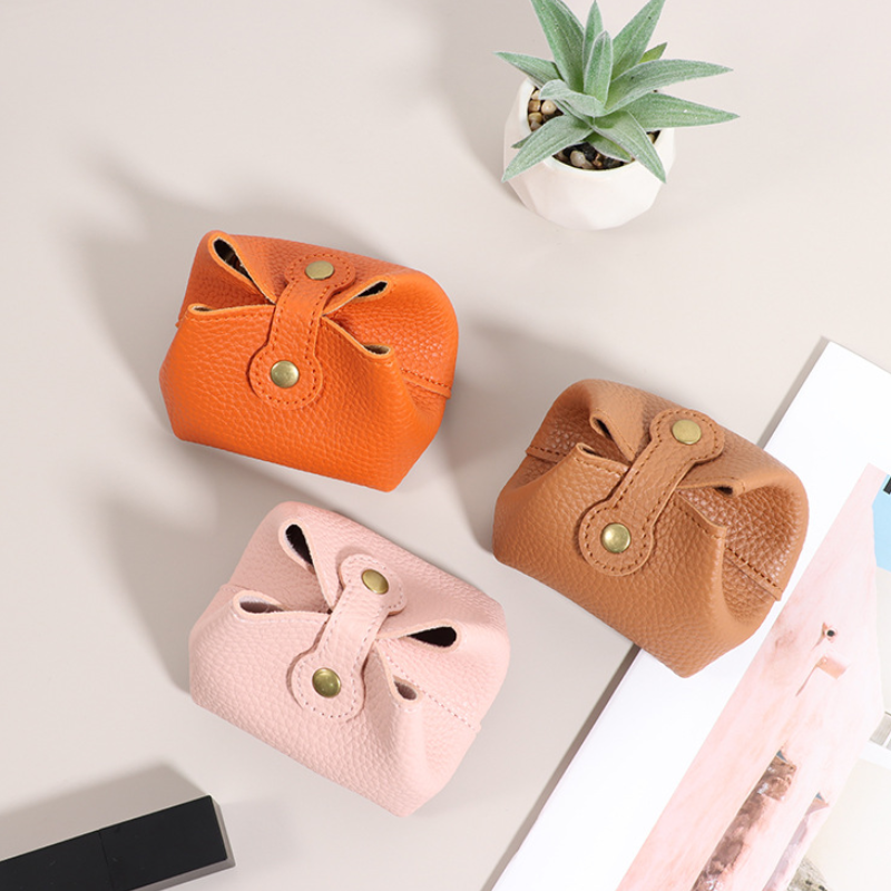 Leather Coin Pouch / Mini Storage Case