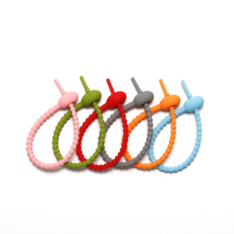 🌈✨ Silicone Cable Organizers — Tidy Up in Style! 🧩📎