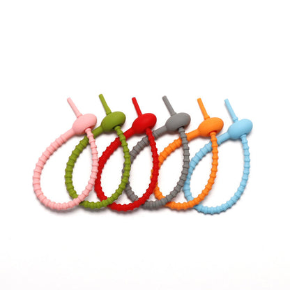 🌈✨ Silicone Cable Organizers — Tidy Up in Style! 🧩📎