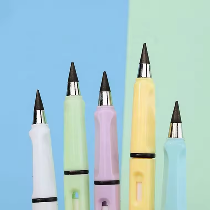 Refillable Lead Eternal Rainbow Crayon Pens for Kids & Artists