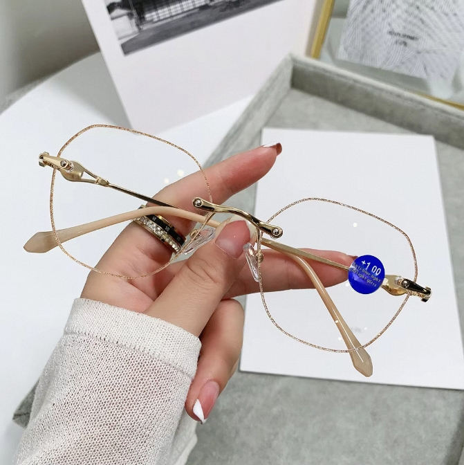 ✨ Premium Double-Shaded Rimless Fashion Glasses ✨